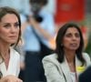 Elle soutient l’hôpital depuis 2018 en tant que marraine et accompagne ses projets futurs.

Kate Middleton, la princesse de Galles (Royaume-Uni), visite l'hôpital pour enfants Evelina London à Londres le lundi 6 juillet.
Photo prise par Alastair Grant / WPA-Pool.