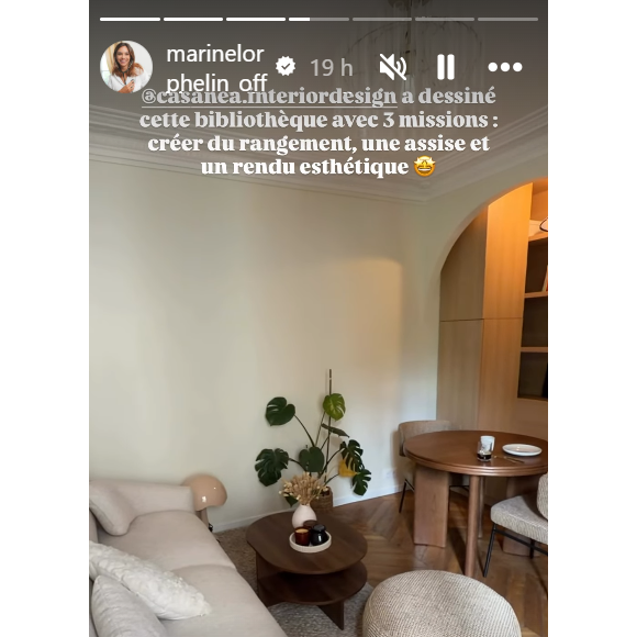 L'intérieur du nouvel appartement de Marine Lorphelin