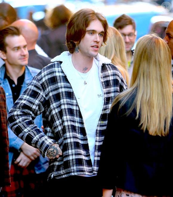 Gabriel-Kane Day-Lewis (le fils de I. Adjani et D. Day-Lewis) - Les célébrités arrivent à une soirée privée au magasin The Rag and Bone dans le quartier de Soho à New York, le 16 mai 2019.