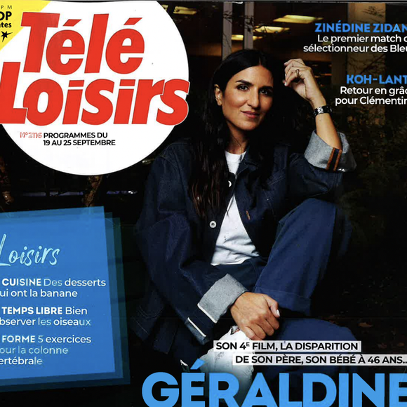 Géraldine Nakache fait la Une de Télé-Loisirs.