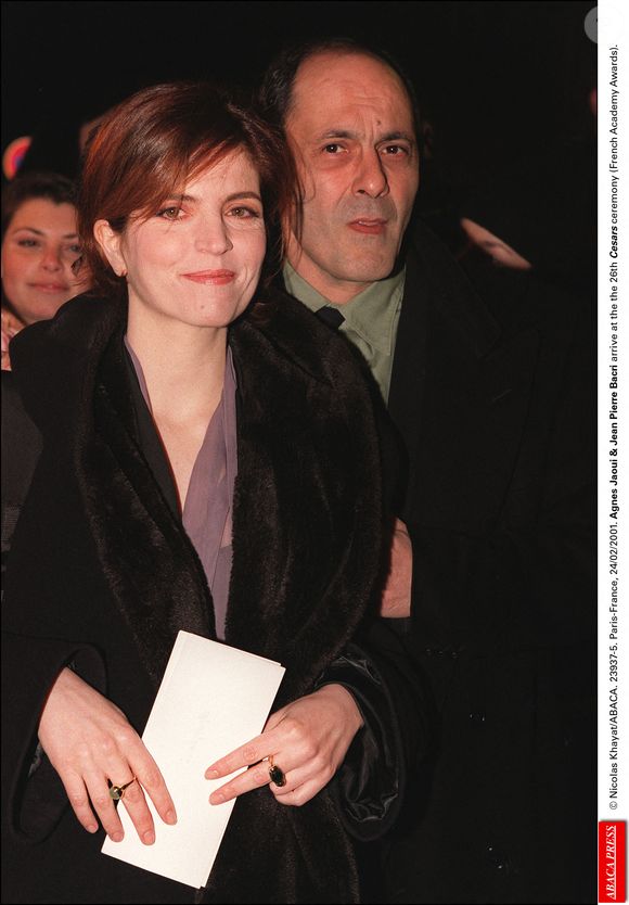 Agnès Jaoui et Jean-Pierre Bacri arrivent à la 26ème cérémonie des Césars le 24 février 2001. © Nicolas Khayat/ABACA