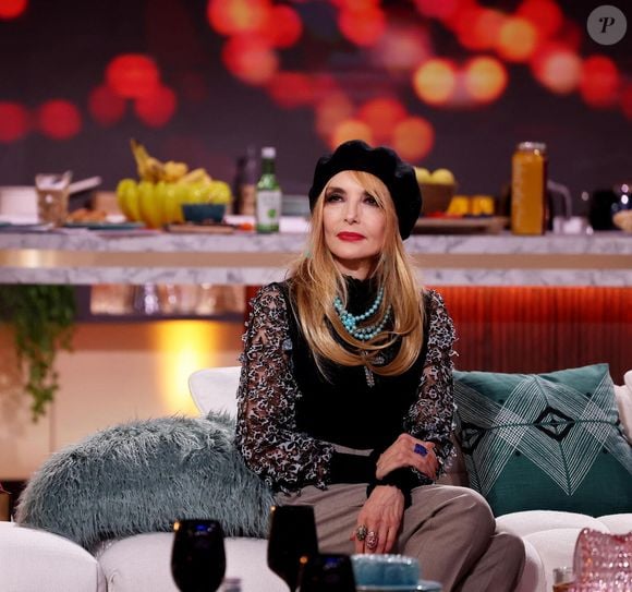 Exclusif - "Corine", Jeanne Mas lors de l'enregistrement de la nouvelle émission "Bertrand n'a pas sommeil", présentée par B.Chameroy et diffusée le 12 janvier  sur France 2. © Dominique Jacovides / Bestimage