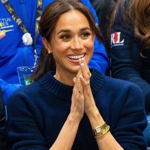 Vancouver, CANADA  - Meghan Markle, Duchess of Sussex at Wheelchair Curling in Hillcrest Recreation Centre during Invictus Games Vancouver Whistler 2025 in Canada.



Pictured: Meghan Markle, Duchess of Sussex