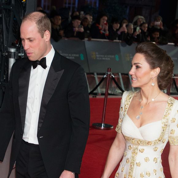 Le prince William, duc de Cambridge et Catherine Kate Middleton, la duchesse de Cambridge - 73e cérémonie des British Academy Film Awards (BAFTA) au Royal Albert Hall à Londres, le 2 février 2020.
©Agence / Bestimage