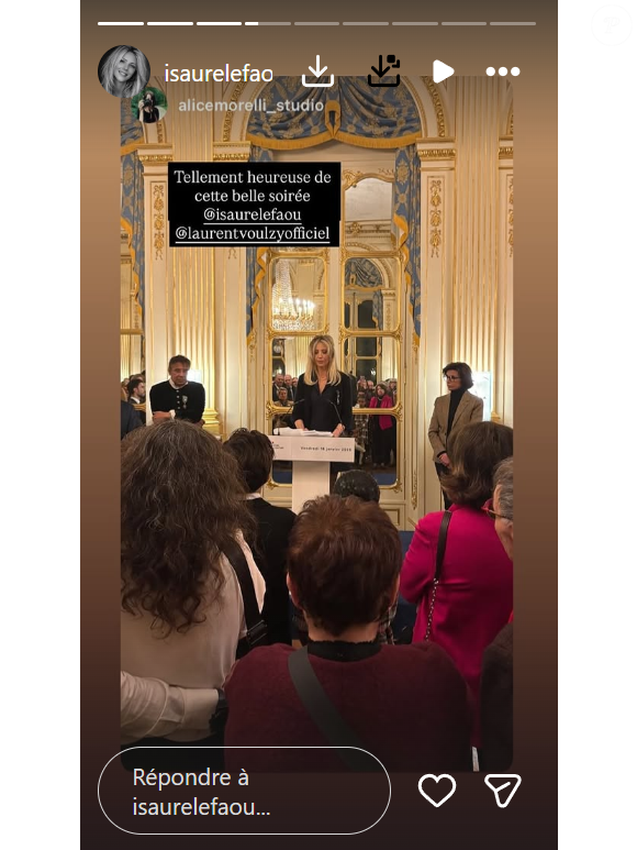 Captures d'écran de la story d'Isaure Le Faou