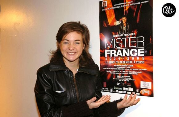 Anne-Laure Sibon lors de l'élection de Mister France 2005, organisée à l'Espace Cardin, à Paris.

© RACHID BELLAK / BESTIMAGE