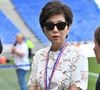 Michele Kang (propriétaire lyon) - L'Olympique Lyonnais de Football féminin fête le doublé Coupe - Championnat D1 Arkema Féminin par une victoire écrasante de 7 buts à 1 contre le Stade de Reims au Groupama Stadium à Lyon, France le 27 Mai 2023.

© Frédéric Chambert / Panorami / Bestimage