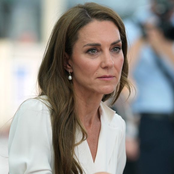 Kate Middleton, la princesse de Galles (Royaume-Uni), visite l'hôpital pour enfants Evelina London à Londres le lundi 6 juillet.
Photo prise par Alastair Grant / WPA-Pool.
