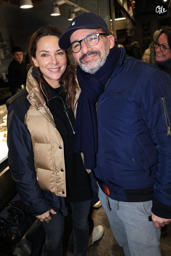 Mélissa Theuriau et David Salles assistent à l'After Party aux Halles dans le cadre du 26e Festival TV de Luchon, à Luchon, en France, le 6 février 2026. Photo de Jérôme Domine/ABACAPRESS.COM