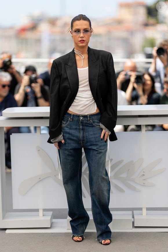 Adèle Exarchopoulos au photocall du film "Mariage Au Goût D'Orange" lors du 79ème Festival International du Film de Cannes, France, le 20 mai 2026. © Jacovides-Moreau/Bestimage