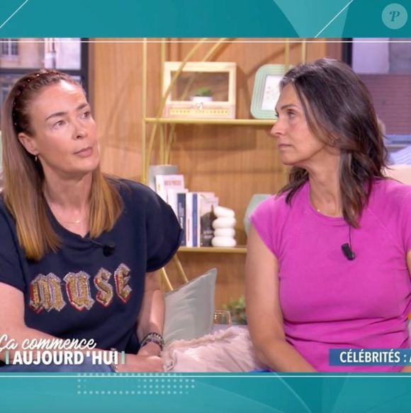 Bénédicte Delmas et Adeline Blondieau sur le plateau de "Ça commence aujourd'hui" ce mercredi 27 août 2025 face à Faustine Bollaert. (Capture d'écran).