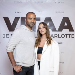 Exclusif - Tony Parker et sa compagne Agathe Teyssier à la projection privée en avant-première du documentaire sur Vitaa, "Je m'appelle Charlotte", le 18 novembre 2024.

© Pierre Perusseau / Bestimage