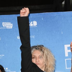 Corinne Masiero - Photocall de la clôture du Festival du Film de Demain (FFD) au ciné Lumière à Vierzon le 5 juin 2022. © Coadic Guirec / Bestimage