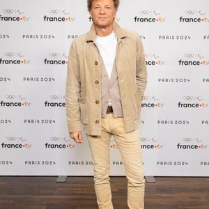 Laurent Delahousse lors de la présentation des journalistes et chroniqueurs de France Télévisions pour les Jeux Olympiques 2024 au musée de l'Homme à Paris, le 11 juin 2024.
© Pierre Perusseau / Bestimage