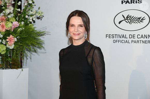 Juliette Binoche au dîner L'Oréal Paris en l'honneur des femmes du cinéma lors du 78ème Festival International du Film de Cannes, le 14 mai 2025. 

Photo : Lionel Urman / Bestimage