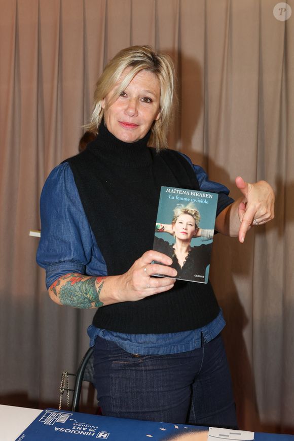 Maïtena Biraben à la Halle Georges Brassens de Brive-la-Gaillarde pour la Foire du Livre de Brive , le 9 novembre 2024. © Jean-Marc Lhomer / Bestimage
