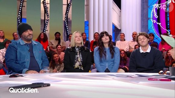 Ulysse, Maïa et Marguerite de la "Star Academy 2024" invités dans "Quotidien", le 6 janvier 2025, sur TMC