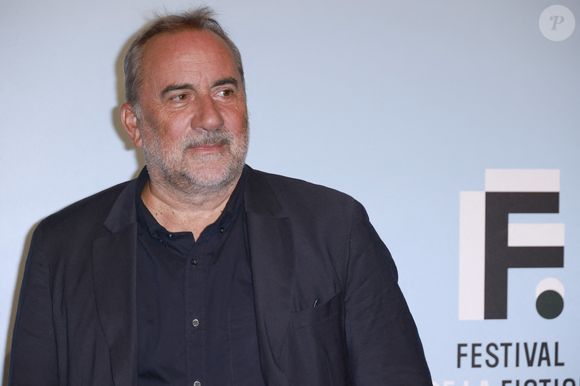 Antoine Duléry - Première de "La maison d'en face" lors de la 24ème édition du Festival de la Fiction TV de La Rochelle. Le 14 septembre 2022. © Christophe Aubert via Bestimage