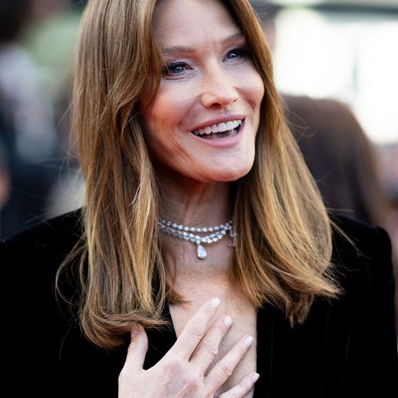Carla Bruni-Sarkozy - Montée des marches du film " Fjord " lors du 79ème Festival International du Film de Cannes. © Jacovides-Moreau / Bestimage