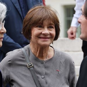 Exclusif - Macha Meril aux obsèques de sa soeur la princesse Hélène Gagarine en la cathédrale Saint-Alexandre-Nevsky, à Paris, France, le 20 août 2025. © Denis Guignebourg/Bestimage