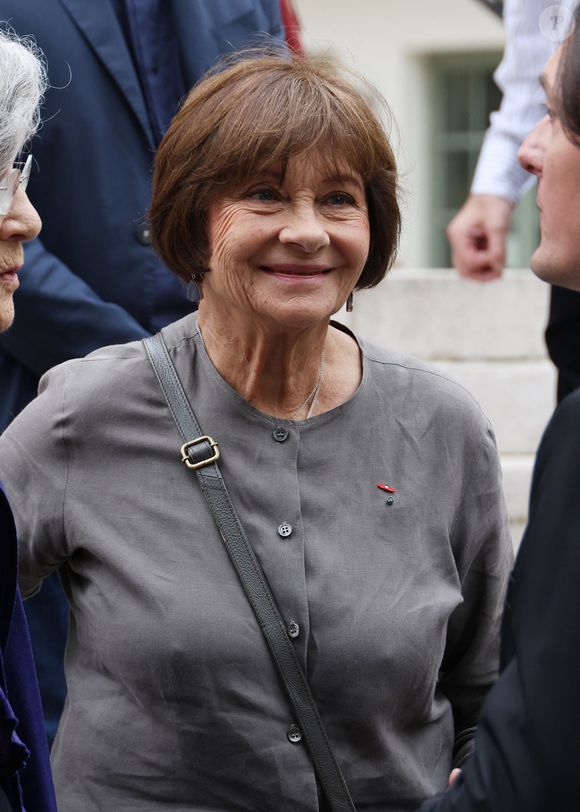 Exclusif - Macha Meril aux obsèques de sa soeur la princesse Hélène Gagarine en la cathédrale Saint-Alexandre-Nevsky, à Paris, France, le 20 août 2025. © Denis Guignebourg/Bestimage