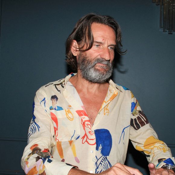 Frédéric Beigbeder lors de la soirée InPhiltration by Le Philtre Vodka pour les deux ans de la vodka Le Philtre (créée par F.Beigbeder avec son frère Charles et Guillaume Rappeneau) au restaurant Montecito de l'hôtel Kimpton St Honoré Paris le 9 juin 2022. © Philippe Baldini / Bestimage