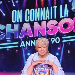 Exclusif - Laurence Boccolini, lors de l'enregistrement de l'émission On Connait La Chanson Années 90, présentée par L.Boccolini et diffusée le 19 mai 2026 sur W9, à Paris, France, le 8 avril 2026. © Jack Tribeca/Bestimage