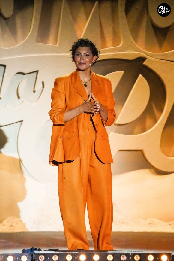 Exclusif - Nawell Madani - Premier jour de l'enregistrement de l'émission "L'humour à la plage" pour le 1er festival de Juan les Pins à la pinède Gould le 4 juillet 2024.
© JR Santini / Bruno Bebert / Bestimage
