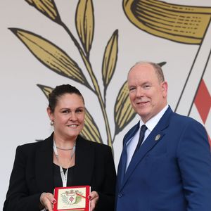 Le prince Albert II de Monaco - Cérémonie d'ouverture de la 6ème édition des Rencontres des Sites Historiques Grimaldi de Monaco, et remise des Trophées aux Officiels le 14 juin 2025. 
© Caudia Albuquerque / Bestimage