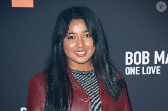 Anisha Jo assiste à la première de Bob Marley One Love au cinéma Grand Rex à Paris, France, le 01 février 2024. Photo by Aurore Marechal/ABACAPRESS.COM