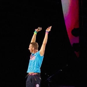 Rome, ITALIE - Coldplay se produit en direct au "Stadio Olimpico di Roma" lors de la tournée mondiale "Music of the Spheres"