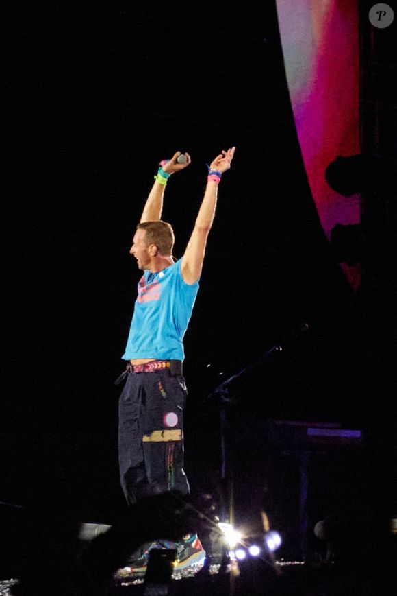 Rome, ITALIE - Coldplay se produit en direct au "Stadio Olimpico di Roma" lors de la tournée mondiale "Music of the Spheres"