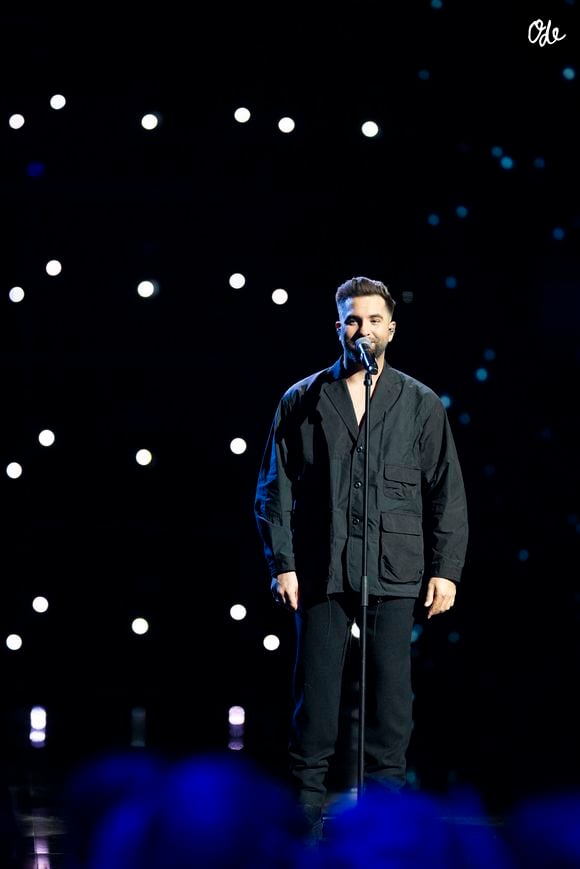 Kendji Girac lors de l'enregistrement de l'émission "La fête de la chanson française" à Paris, le 20 décembre.

© Pierre Perusseau / Bestimage