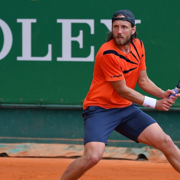 Lucas Pouille (Fra) lors du tournoi de tennis Rolex Monte Carlo Masters le 15 avril 2021.
© Antoine Couvercelle / Panoramic / Bestimage