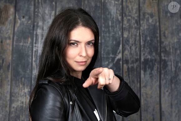 Portrait de Lucie Bernardoni lors de l'enregistrement de l'émission "Chez Jordan" à Paris. Le 6 Juin 2022.