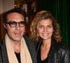 Alors qu'elle fait partie de son récit, il a tenu à lui envoyer des questions pour savoir la façon dont elle a vécu cette histoire.
Nicolas Bedos et sa compagne Pauline Desmonts - Cocktail pour la sortie du livre de Michel Denisot " On peut rire de tout, sauf en mangeant de la semoule" aux Deux Magots à Paris le 15 mars 2023. © Veeren/ Bestimage