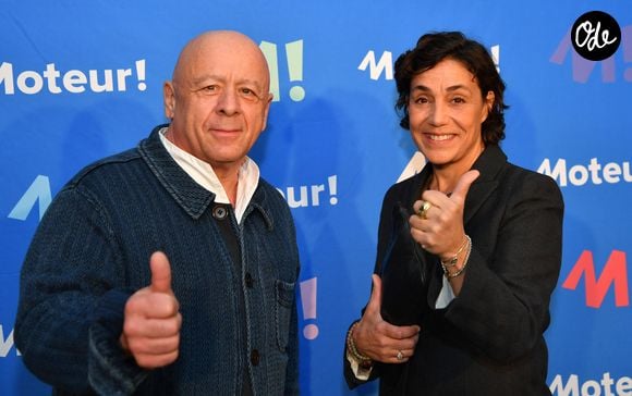 Thierry Marx et sa femme Mathilde de l'Ecotais lors du dîner de gala de l'association Moteur! à la Cinémathèque Française à Paris le 16 décembre 2025.