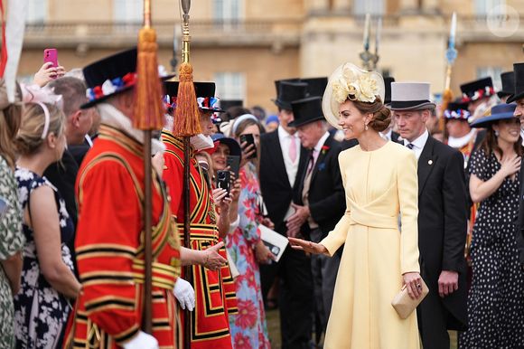 Catherine (Kate) Middleton, princesse de Galles, lors de la Royal Garden Party de Buckingham Palace à Londres, le 20 mai 2025.

Picture by Aaron Chown/WPA-Pool