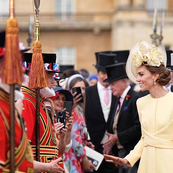 Catherine (Kate) Middleton, princesse de Galles, lors de la Royal Garden Party de Buckingham Palace à Londres, le 20 mai 2025.

Picture by Aaron Chown/WPA-Pool