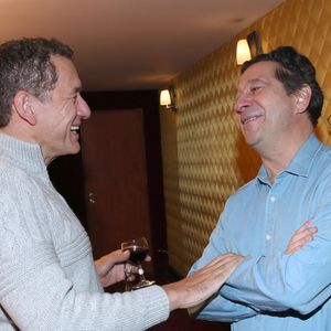 Exclusif - Dany Boon et Laurent Gerra - Célébrités au spectacle « Laurent Gerra se met à table ! », à savourer au Casino de Paris, à Paris, France, le 03 Janvier 2025. © Bertrand Rindoff/Bestimage