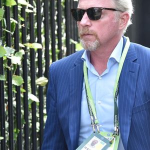 Boris Becker se rend sur le tournoi de Wimbledon à Londres le 12 juillet 2018. Photo par Bestimage