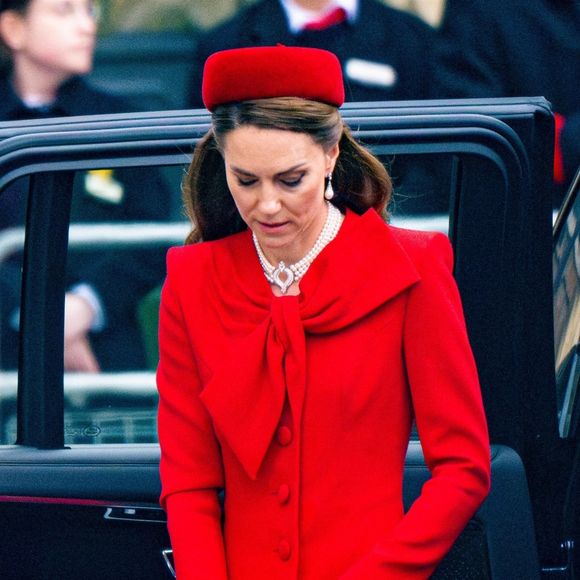 Catherine (Kate) Middleton, princesse de Galles - La famille royale britannique célèbre le 76ème Commonwealth Day à l'abbaye de Westminster à Londres, le 10 mars 2025.