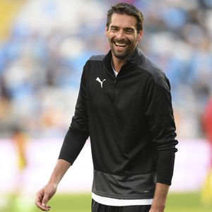 Camille Lacourt (UNICEF) - 3ème édition de la rencontre de football caritative "Match des héros" entre le "RC Lens Légendes" et "L'équipe Unicef" au stade Bollaert-Delelis à Lens le 6 juin 2023. 
JB Autissier / Panoramic / Bestimage