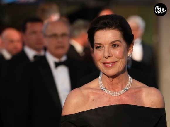 La princesse Caroline de Hanovre - 65ème édition du Bal de la Rose donné au profit de la Fondation Princesse Grace sur le thème de la Riviera, une idée de K. Lagerfeld, à la Salle des Etoiles du Sporting Monte-Carlo à Monaco, le 30 mars 2019. © Jean-Charles Vinaj / Pool Monaco / Bestimage