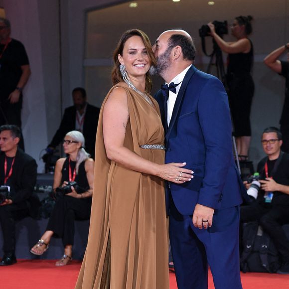 Julia Vignali et Kad Merad assistent à la première de Finalement (Finalement) dans le cadre de la 81e Mostra de Venise, à Venise, Italie, le 02 septembre 2024. Photo by Aurore Marechal/ABACAPRESS.COM