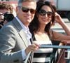 a choisi de s'unir avec l'avocate britannique...

George Clooney et sa compagne Amal Alamuddin arrivent à Venise, en Italie. Photo : Abaca