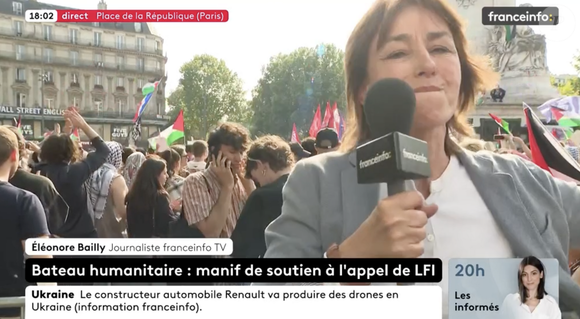 Une journaliste de franceinfo connaît une altercation avec un homme en direct à Paris.
