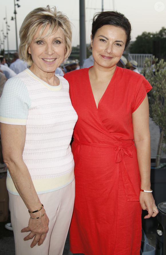 Evelyne Dhéliat , Anaïs Baydemir - 7ème édition du Trophée de la Pétanque Gastronomique au Paris Yacht Marina à Paris le 27 juin 2019. © Christophe Aubert via Bestimage
