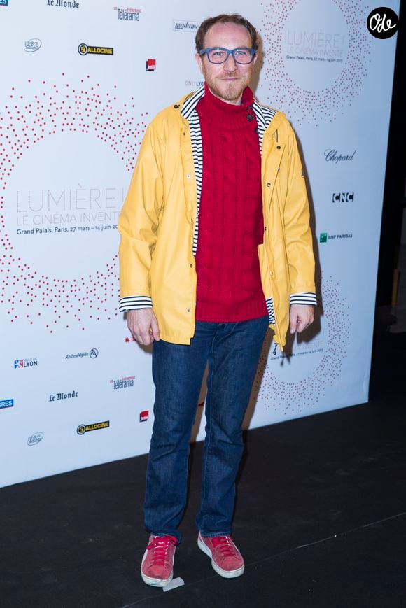 Marius Colucci - Inauguration de l'exposition "Lumière! Le cinéma inventé!" au Grand Palais à Paris, le 26 mars 2015. # People attending the "Lumiere! Le Cinema Invente" exhibition preview on March 26, 2015 in Paris, France. OLIVIER BORDE / BESTIMAGE