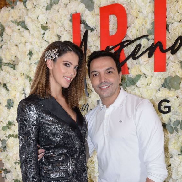 Iris Mittenaere (ambassadrice de la marque Morgan, Miss France 2016 et Miss Univers 2016) et Kamel Ouali à la soirée de lancement la nouvelle collection Iris Mittenaere for Morgan (Morgandetoi), Sortie officielle le 03.04.2019, à La Maison des Centraliens à Paris, France, le 14 mars 2019. © Rachid Bellak/Bestimage